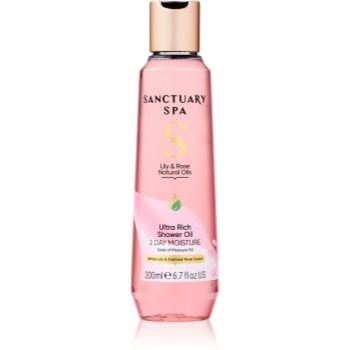 Sanctuary Spa Lily & Rose Natural Oils Ulei pentru dus hranitor - imagine 2